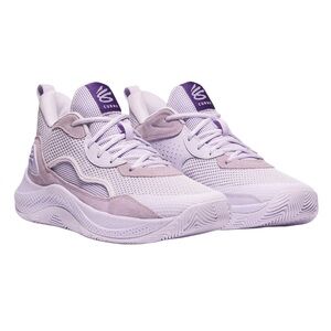 NWT Under Armour Curry 3Z 24 Suede 'Salt Purple' Basketball Shoes